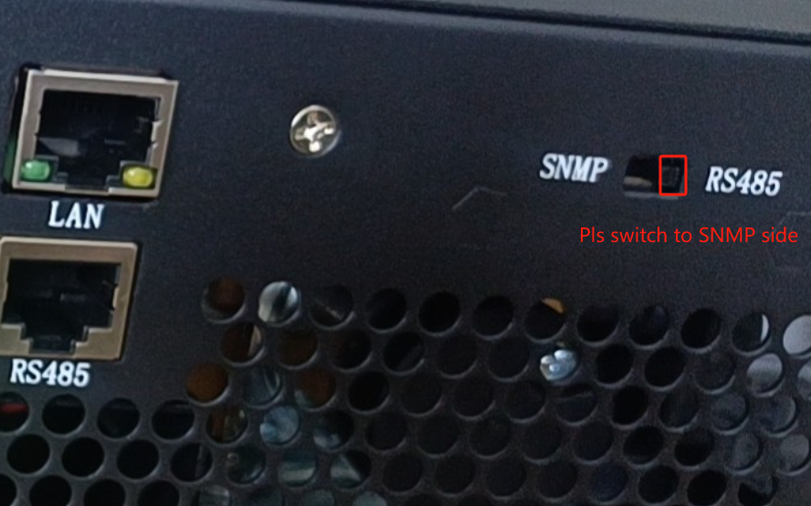 SNMP switch