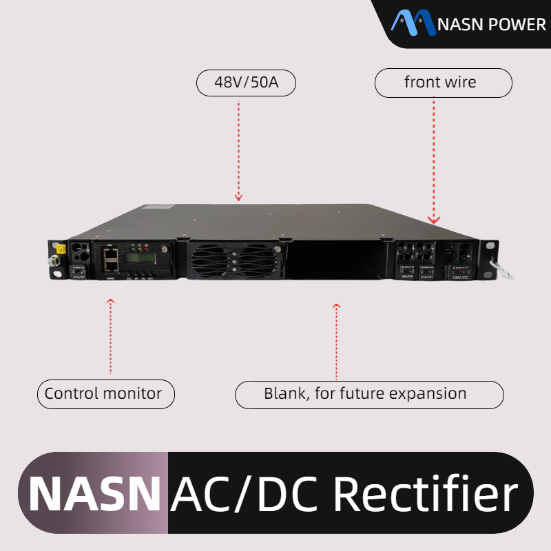 48V 50A 3000W 1U Rack Mount AC to DC Rectifier Power Supply
