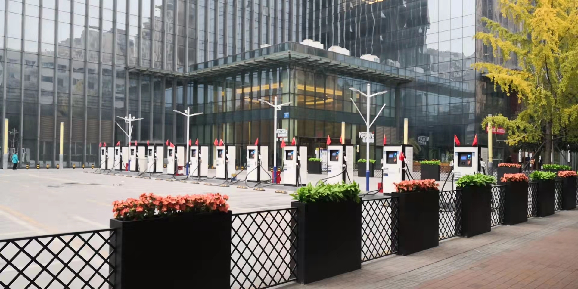 DC Fast 120KW EV Charger project HangZhou