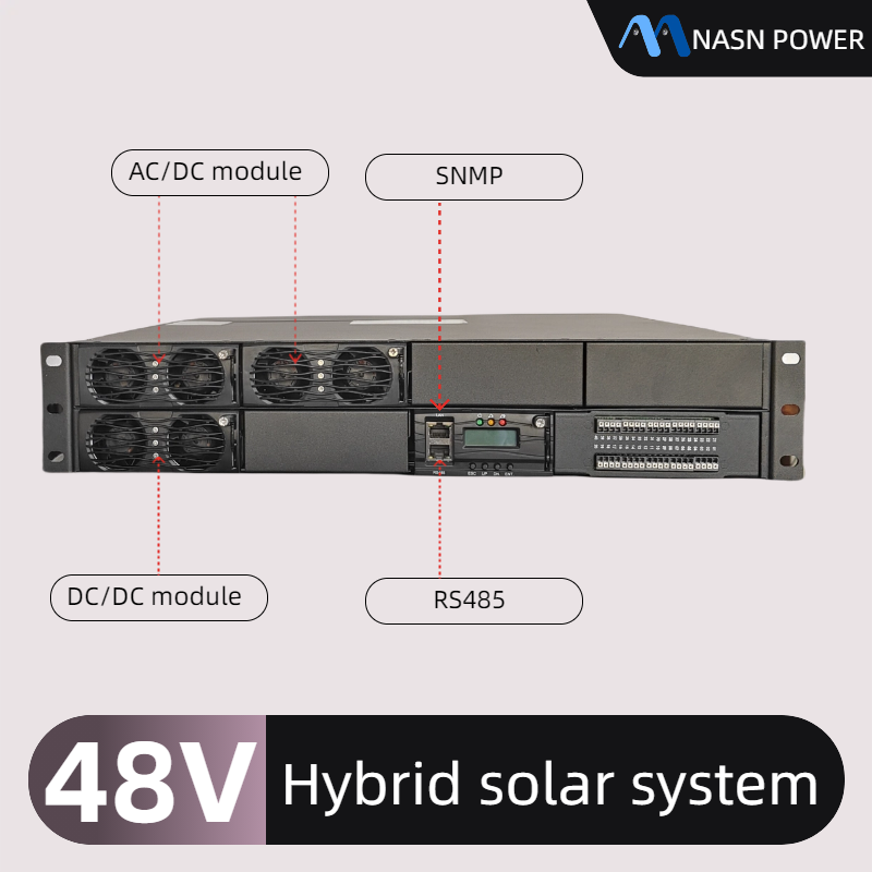 48VDC MPPT Off-Grid Telecom Station Solar hybrid system