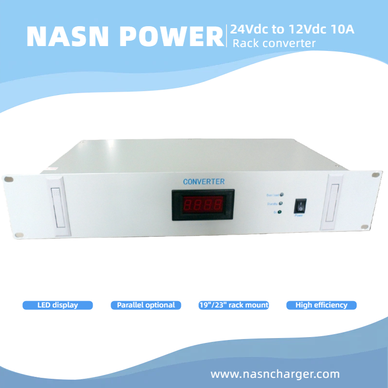 24Vdc To 12Vdc 10A 120W Rack Converter DD24/12-10A