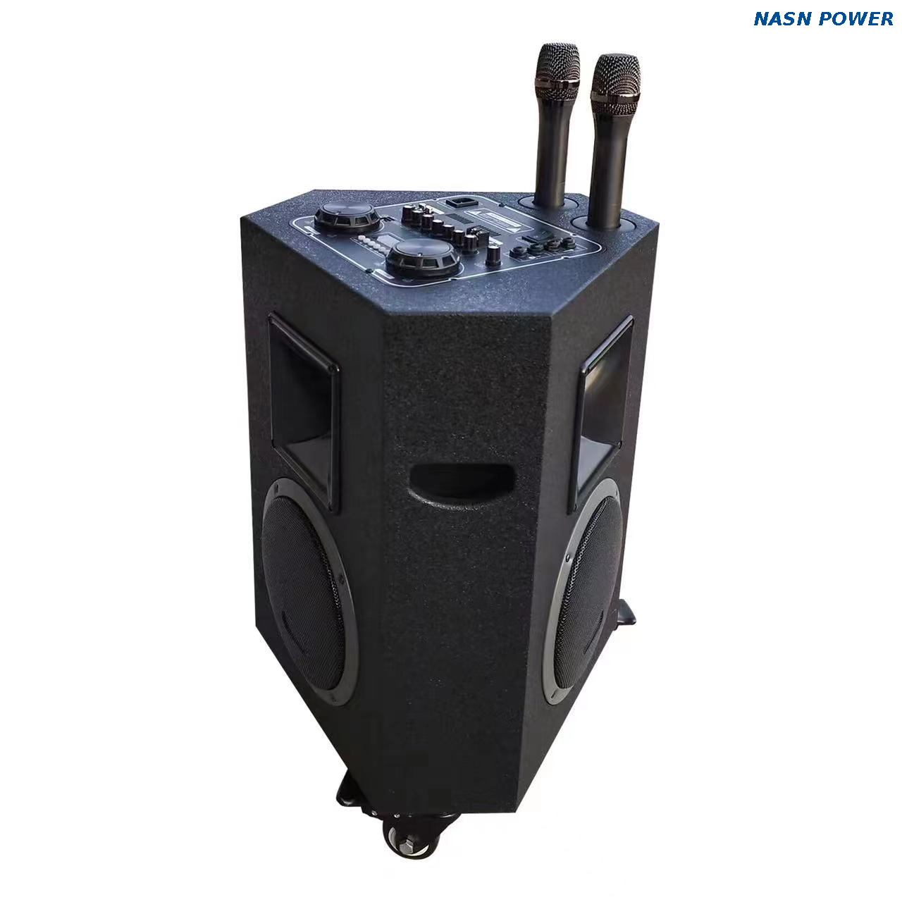 8 Inch Three-sounding Faces Portable Battery Speaker
