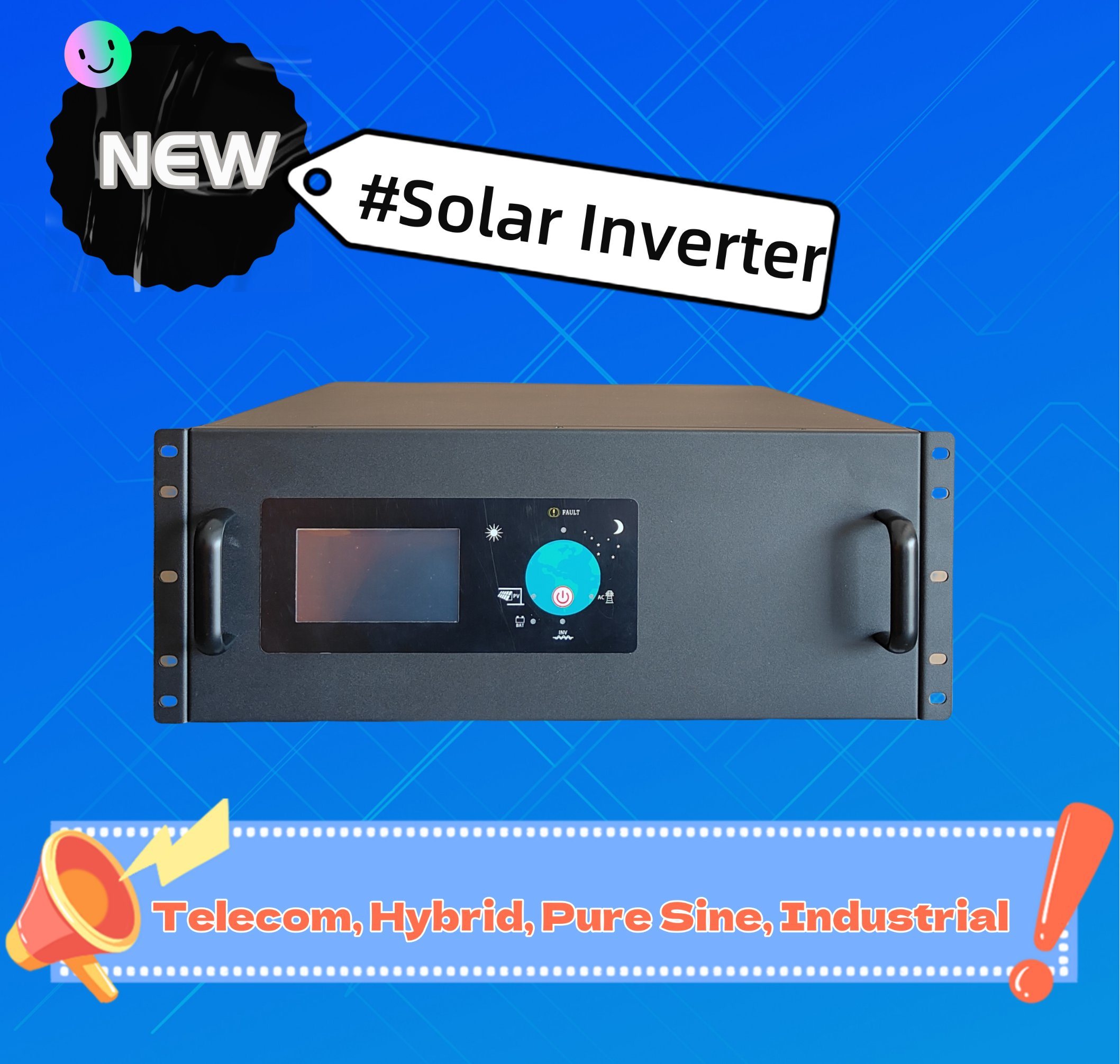 Hybrid Solar Industrial Inverter