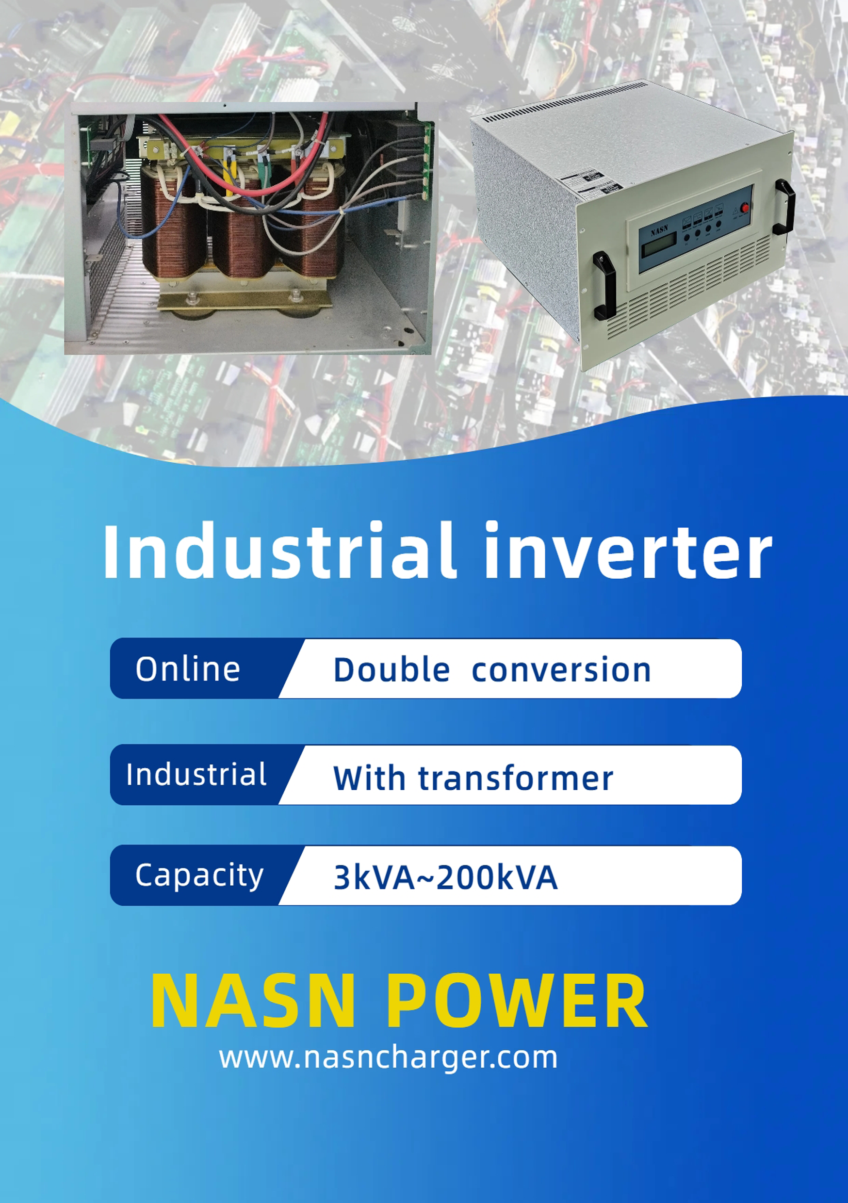 Industrial Inverter with Transformer