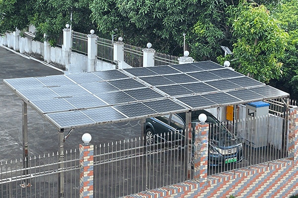 solar powered EV charger system