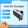 15kW Portable DC Fast EV Charger with type 2 input plug