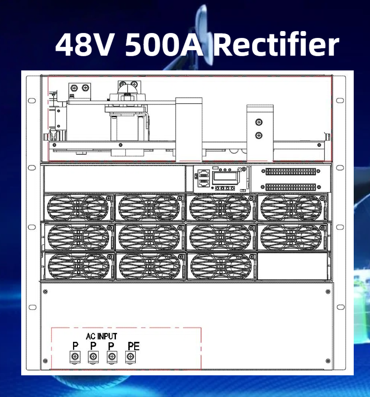 48V 500A Rectifier Charger Power Supply n+1