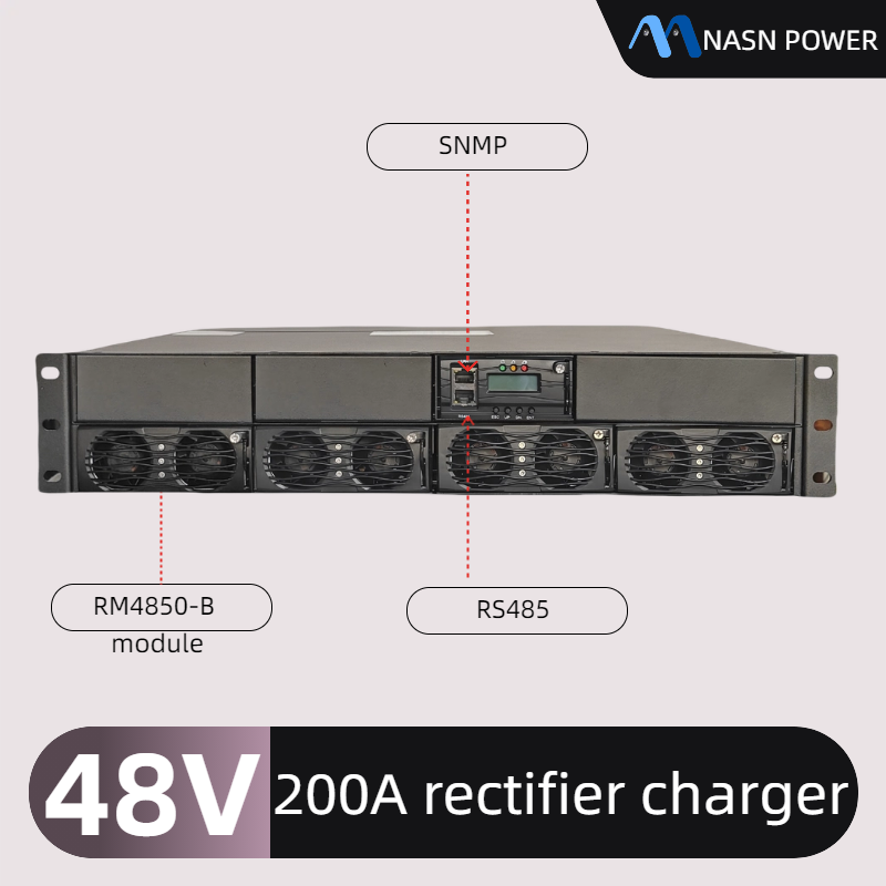 48V 200A Rack Mount AC to DC Rectifier Power Supply