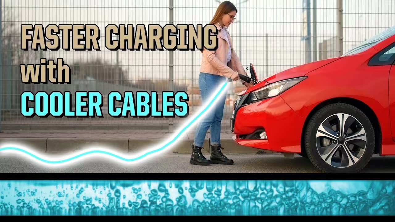 Faster charging with cooling cable