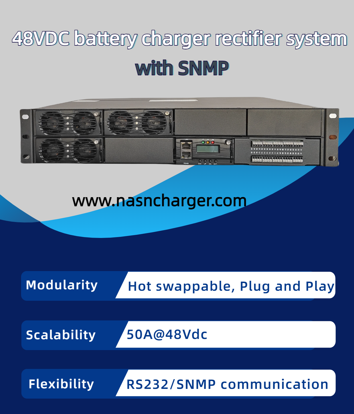 48VDC battery charger rectifier system with SNMP.png