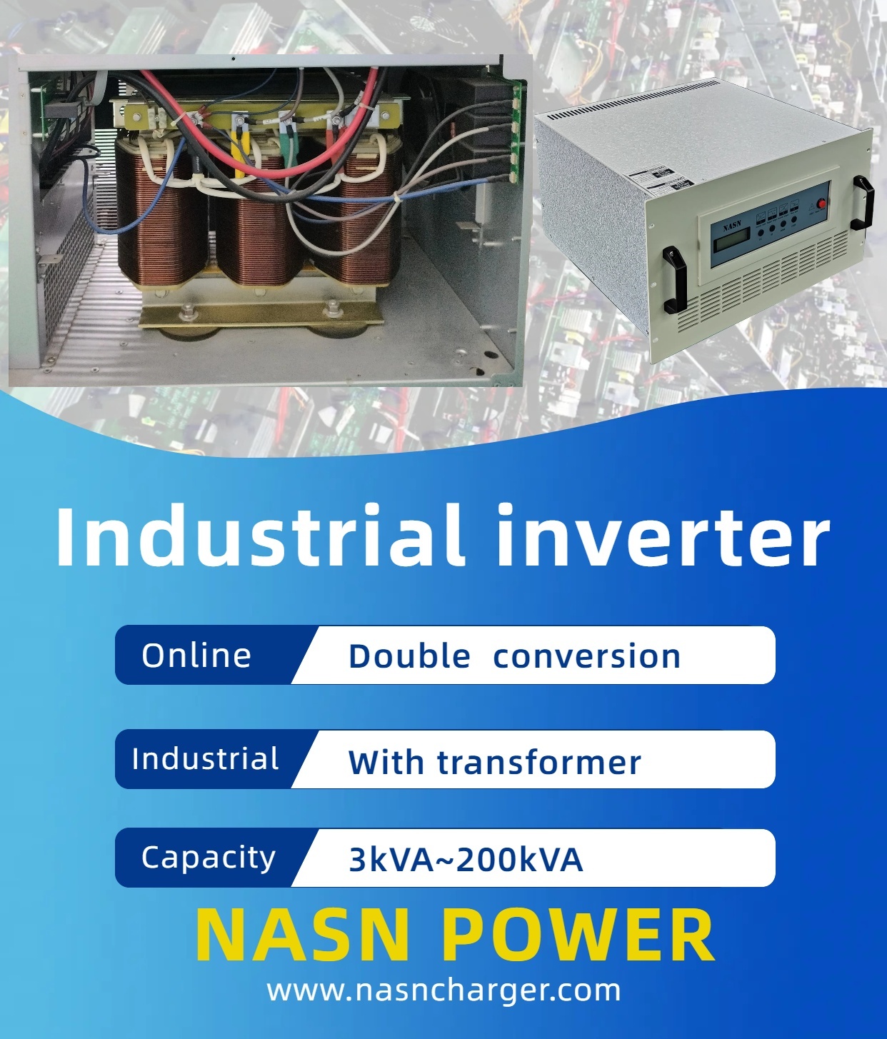 Single phase 10kw Industrial Frequency Inverter for utility Applications