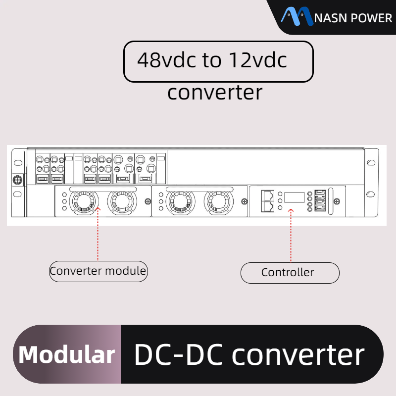 modular rack mounted DC-DC converters