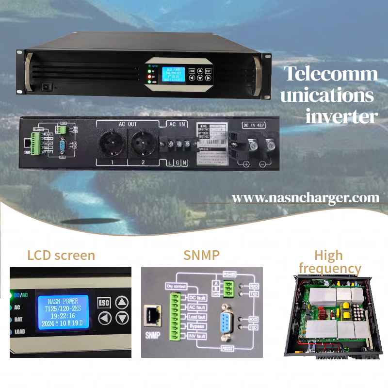 Telecommunications inverter rack mount 2KVA 125V DC input 120V ac output T125120-2KS.png