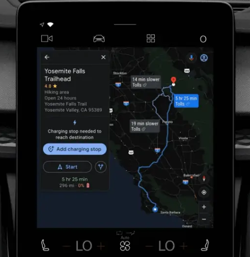 Google Maps Work In Android Automotive EVs