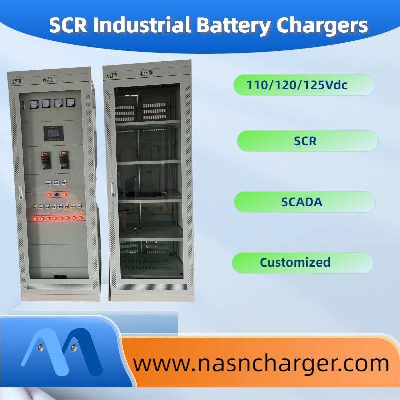 120VDC BATTERY CHARGER AND BATTERY BANK