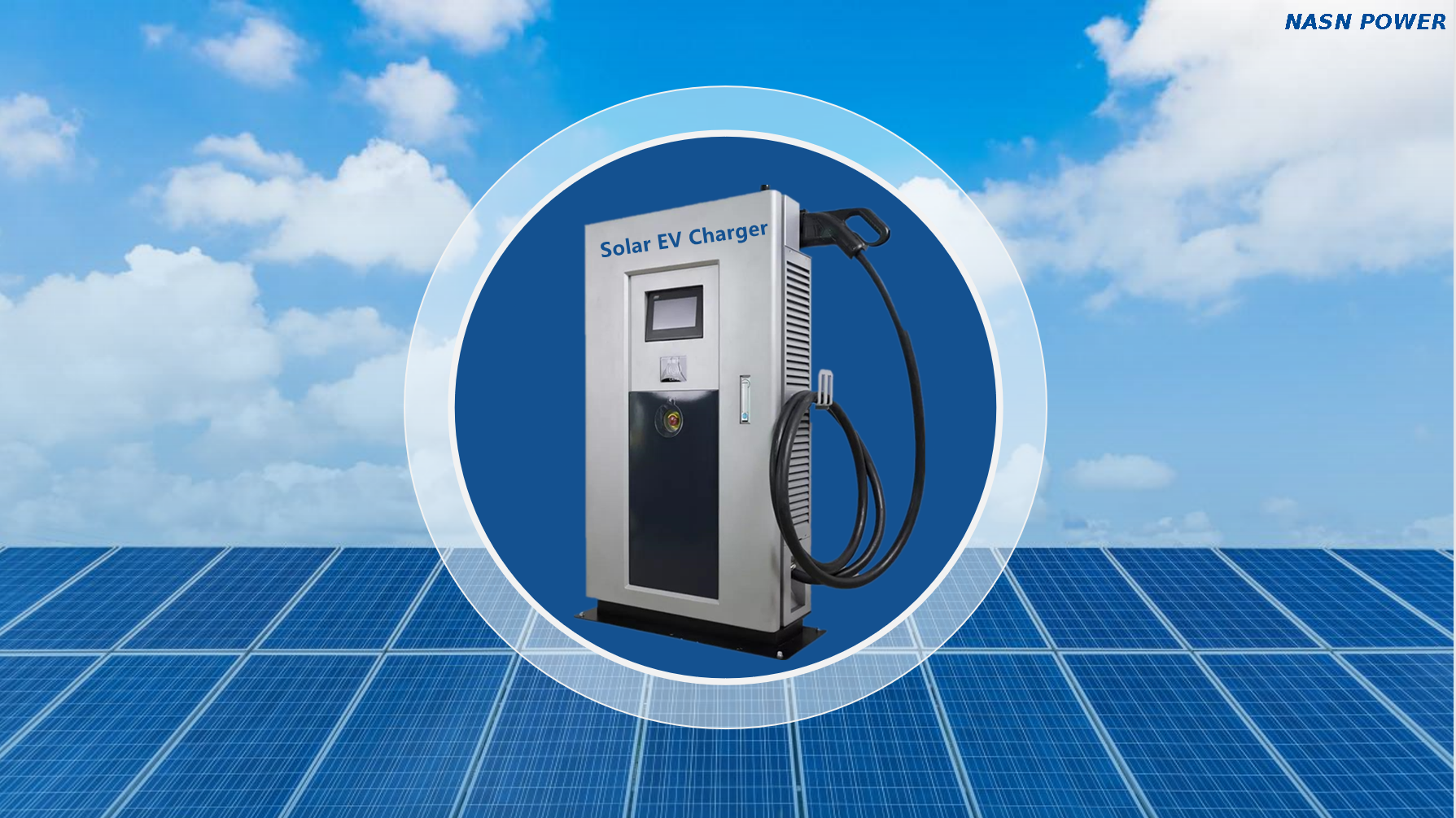 Solar Canopies EV DC fast Charger System