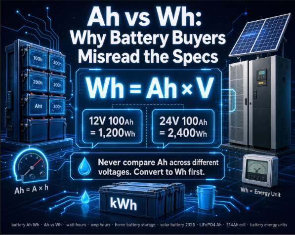 Ah vs Wh: Why Battery Buyers Misread the Specs