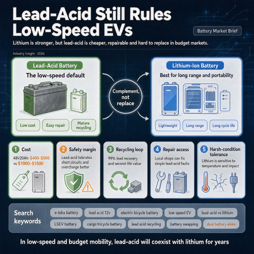 Lead-Acid Still Rules Low-Speed EVs Despite Lithium Surge.png